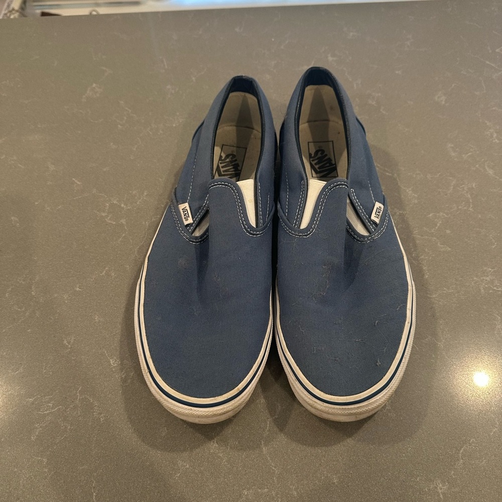 Vans Men's Navy Slip-On Sneakers
